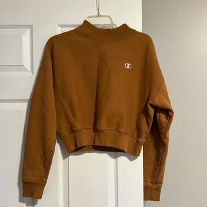 EUC Cropped Champion Crewneck Sweatshirt